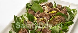 Теплый салат с говядиной и овощами: рецепт с фото Как приготовить теплый салат с говядиной